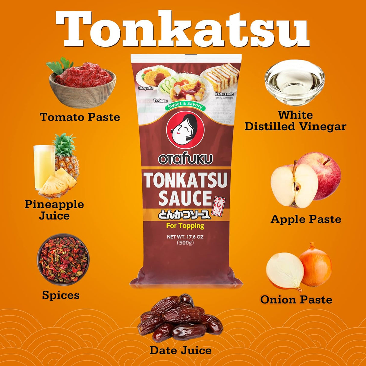 Tonkatsu padažas OTAFUKU, 340 g