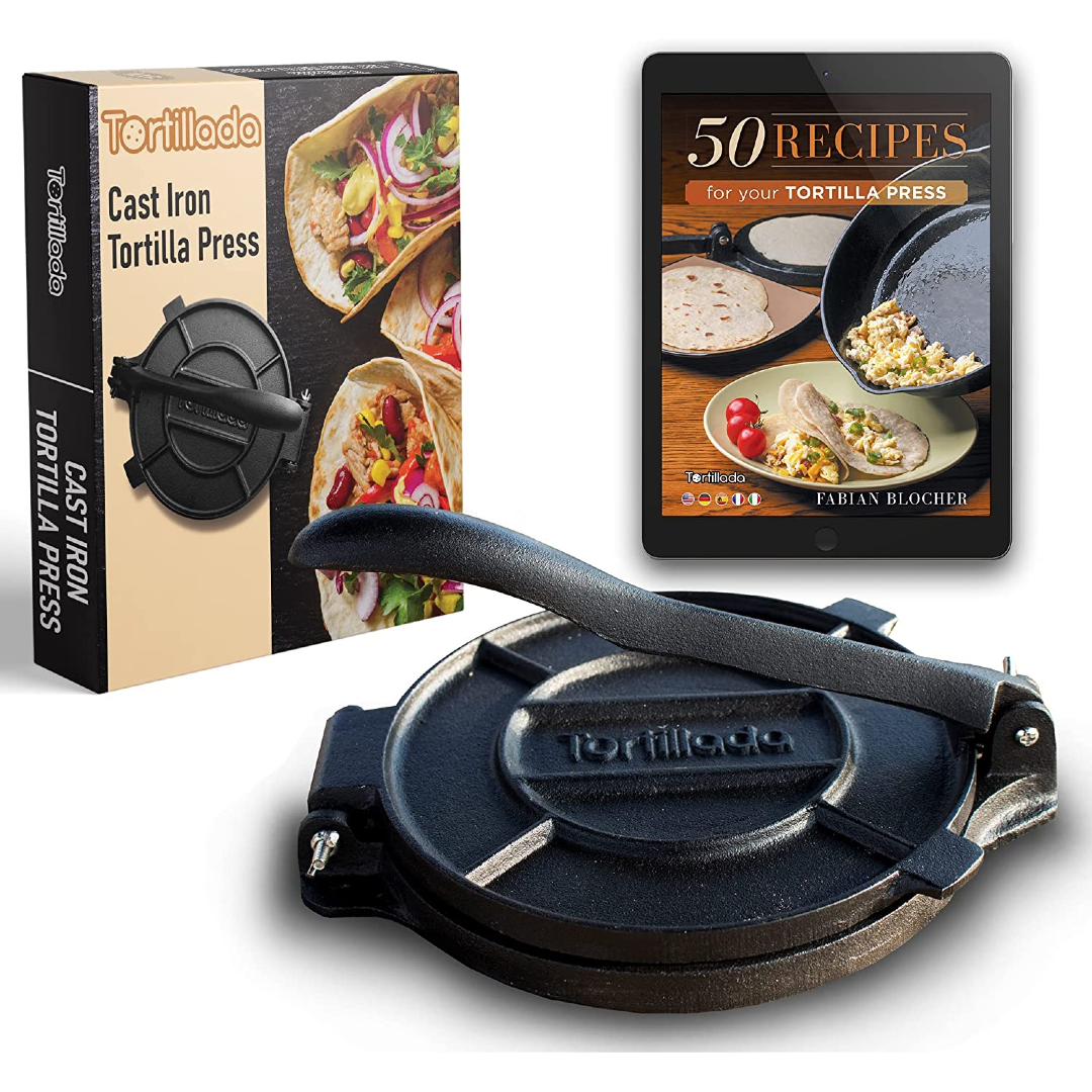 Tortilla Press Cast Iron TORTILLADA (In Gift Box), 16 CM