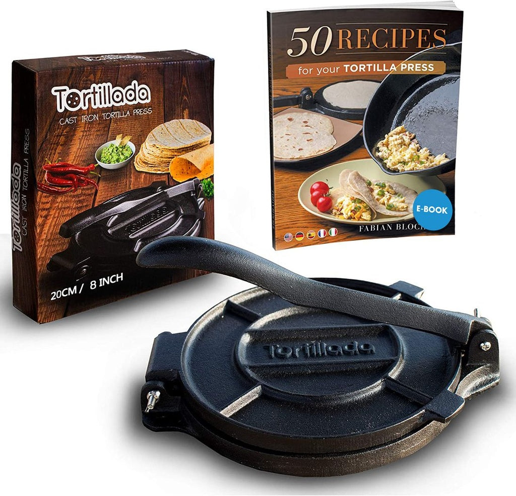 Tortilla Press Cast Iron TORTILLADA (In Gift Box), 20 CM