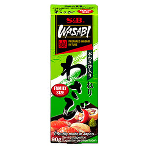 Wasabi / Horseradish paste in tube S&B, 90 g