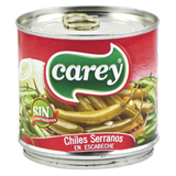 Whole Chili Serrano Peppers CAREY, 340 g