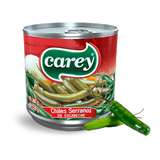 Whole Chili Serrano Peppers CAREY, 340 g