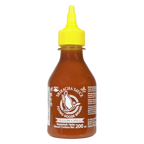 Yellow Sriracha Chilli Sauce, FLYING GOOSE, 200 ml