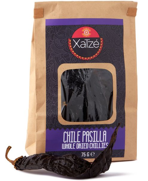 Chile Pasilla (Whole Dried Chillies) XATZE, 75 g