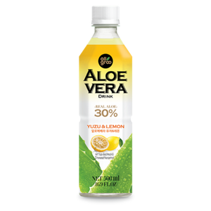 Aloe Vera gėrimas su yuzu ir citrinomis ALLGROO, 500 ml