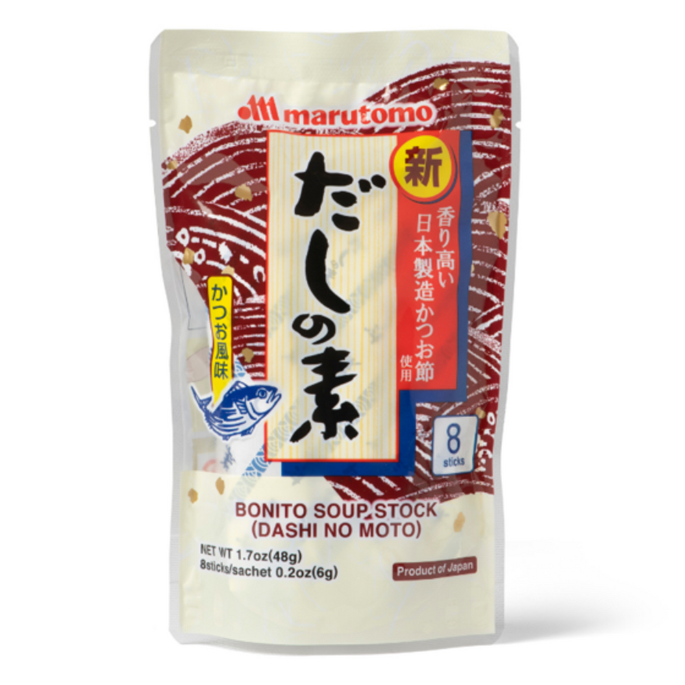 
                
                    Įkelkite vaizdą į galerijos peržiūros priemonę,Bonito Soup Stock (Dashi powder / Dashi No Moto) MARUTOMO, 8 pcs x 6 g , 48 g
                
            