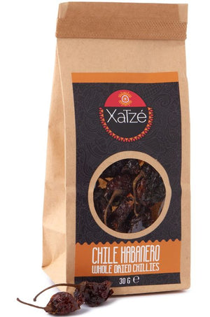 Chile Habanero (nesmulkinti džiovinti pipirai) XATZE, 30 g