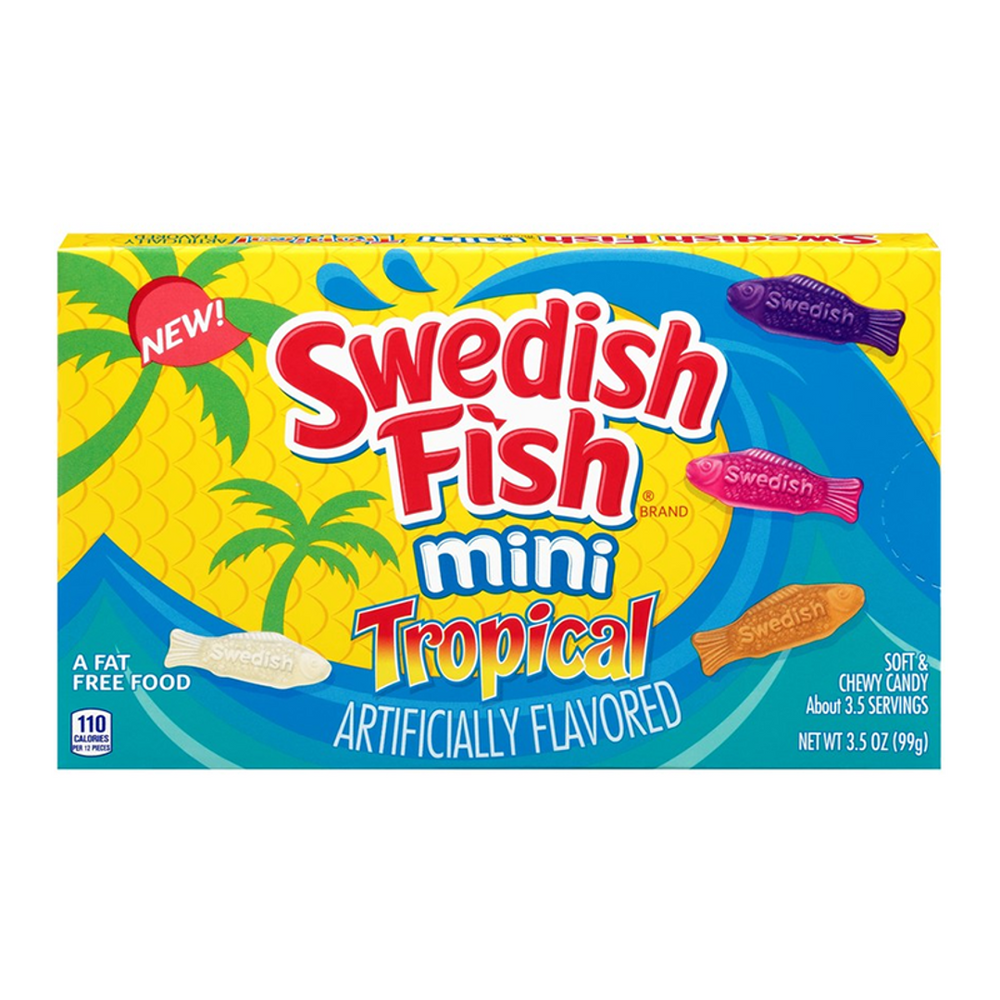 Candy Swedish Fish Tropical, 99 g