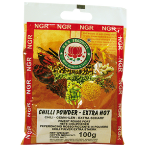 Chilli Powder Extra Hot NGR India, 100 g