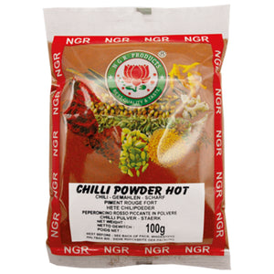 Chilli Powder Hot NGR India, 100 g
