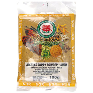 Curry Powder Mild Madras NGR India, 100 g