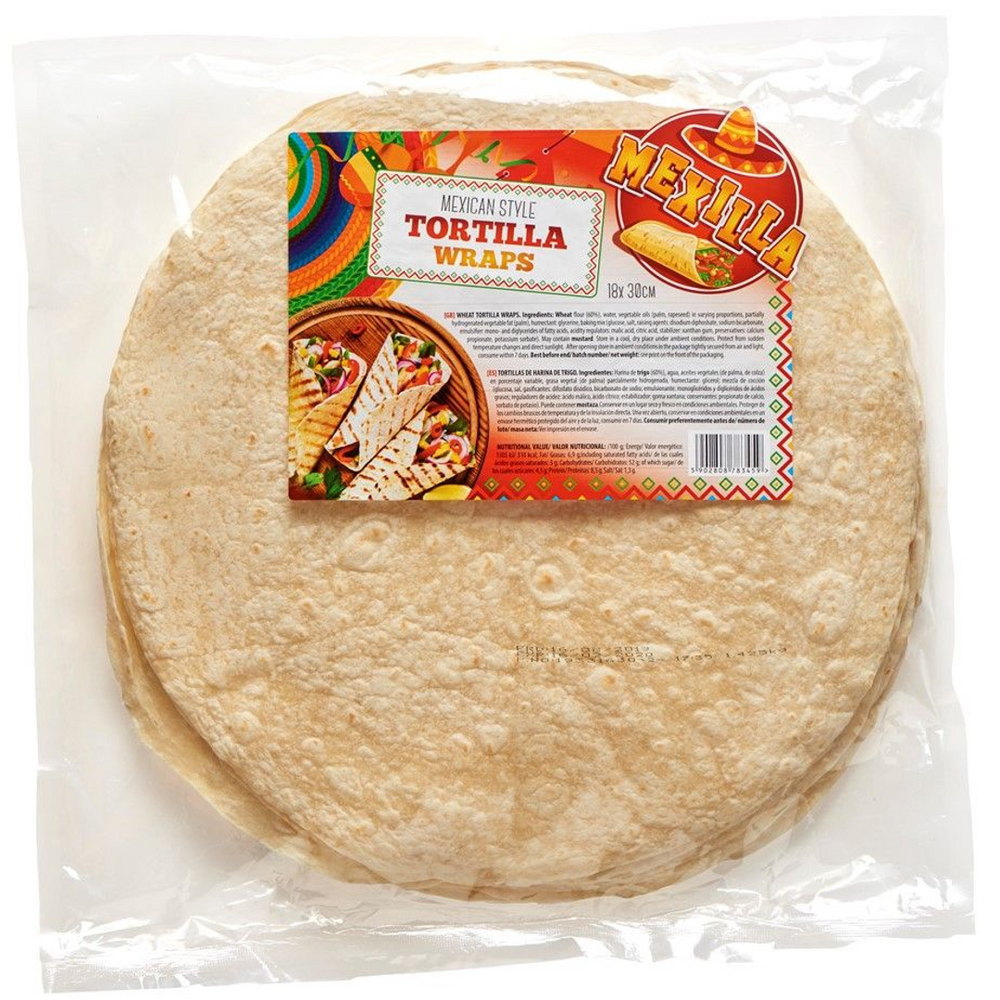 
                
                    Įkelkite vaizdą į galerijos peržiūros priemonę,Flour Tortillas 18 pcs MEXILLA, 30 cm
                
            