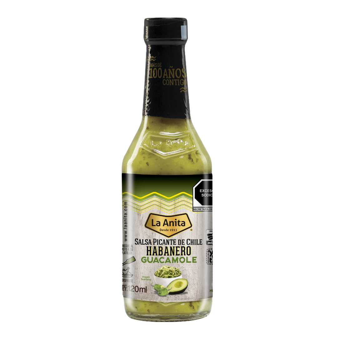 Habanero Guacamole Pepper Sauce LA ANITA, 120 ml