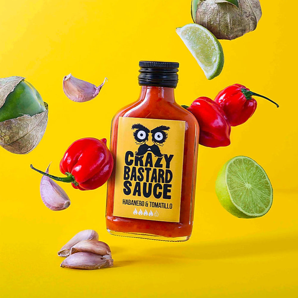 
                
                    Įkelkite vaizdą į galerijos peržiūros priemonę,Hot Sauce Habanero &amp;amp; Tomatillo CRAZY BASTARD, 100 ml
                
            