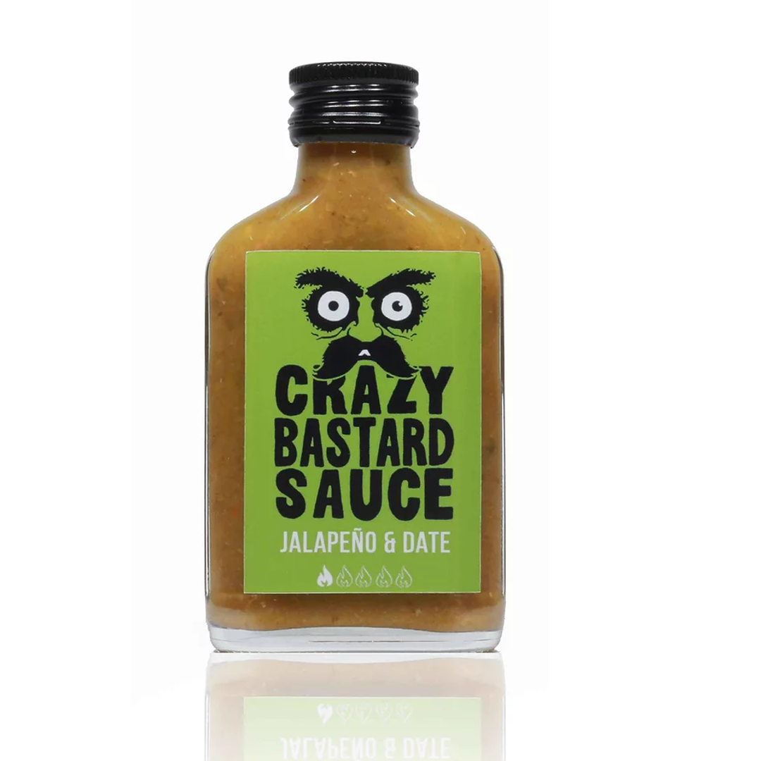 Hot Sauce Jalapeño & Date CRAZY BASTARD, 100 ml