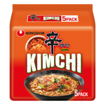 Greitai paruošiami makaronai su TIKRU kimchi NONGSHIM, 5 pak., 600 g