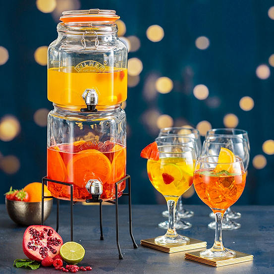 Stackable Jar Set With Taps & Stand In Gift Box - Kilner (In Gift Box)