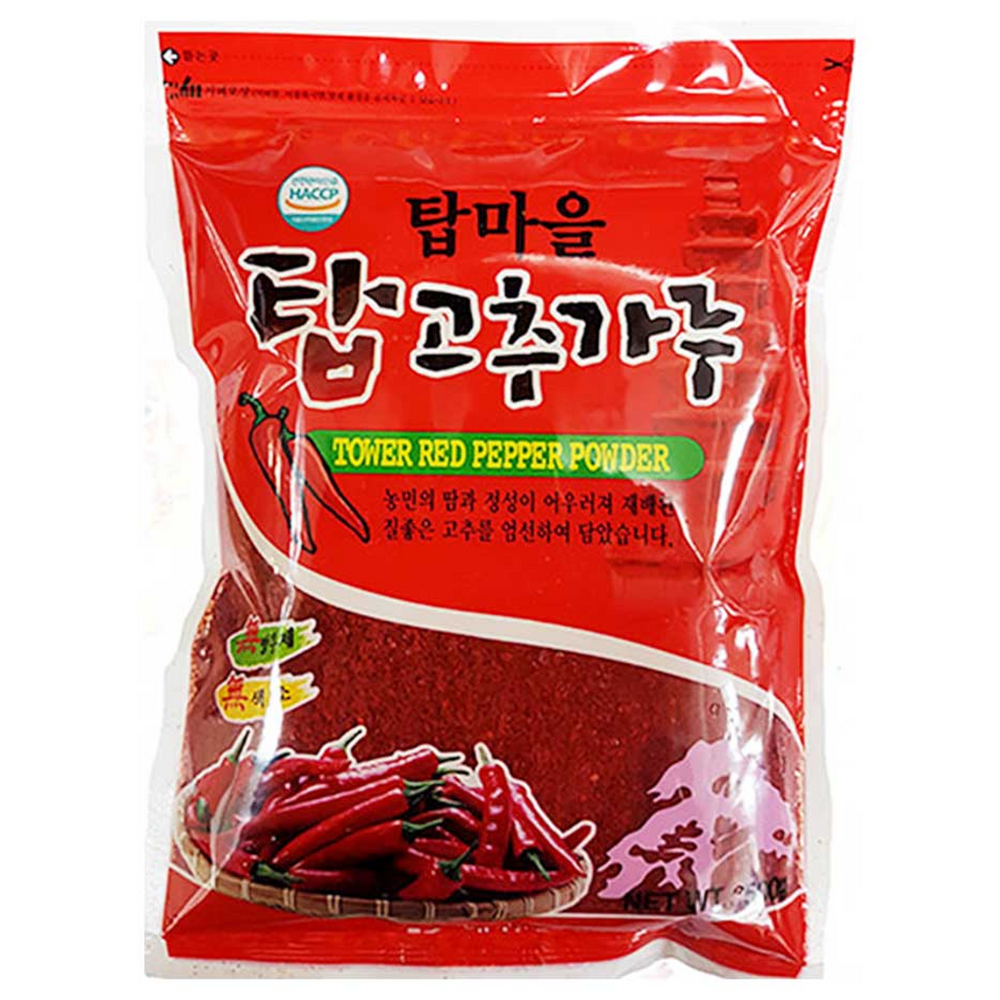 Korėjos raudonųjų pipirų rupūs milteliai (Gochugaru) TOWER, 500g