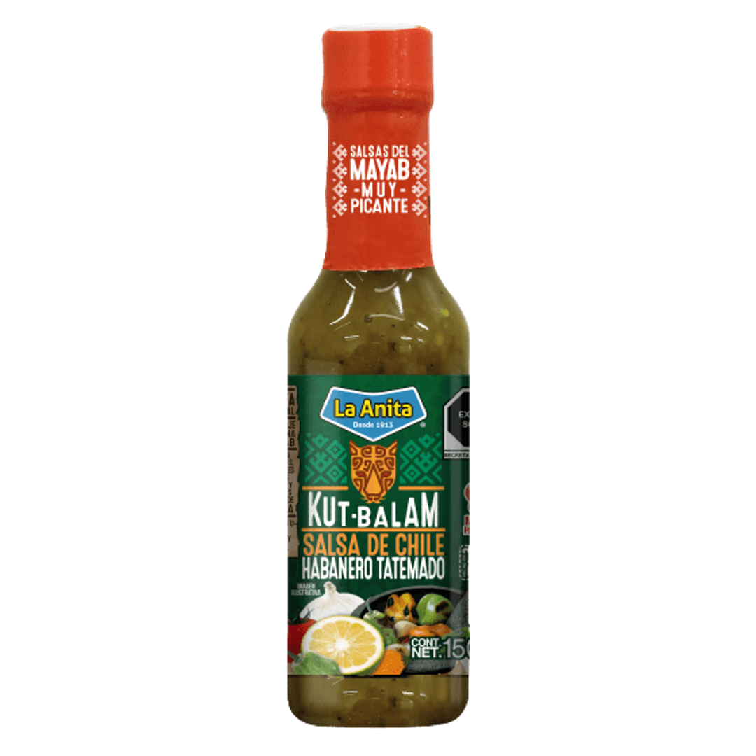 Kut-Balam Tatemado Habanero Sauce LA ANITA, 150 ml