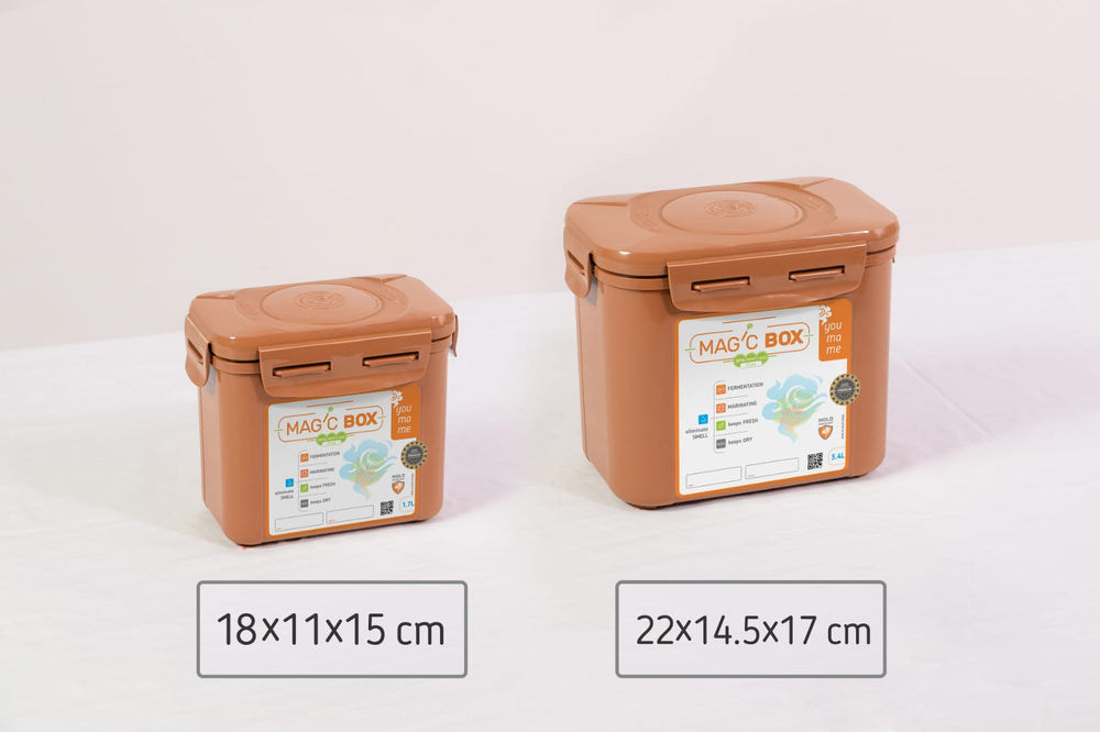 MAGiC BOX - Clay brown (set of 1.7L + 3.4L) [PREORDER!!! Will ship in October]
