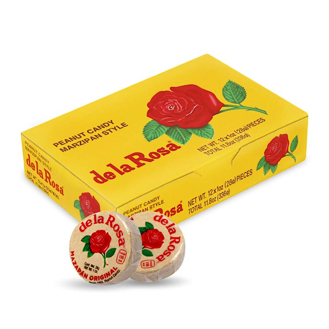 Žemės riešutų saldainiai de la Rosa MAZAPAN, 12 vnt, 336 g