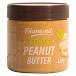 Peanut butter crunchy, no added sugar DIAMOND, 350 g