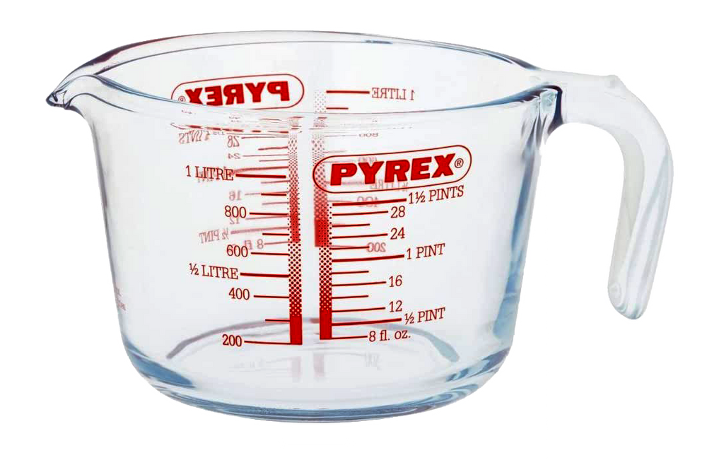 PYREX matavimo indas, 1 litro