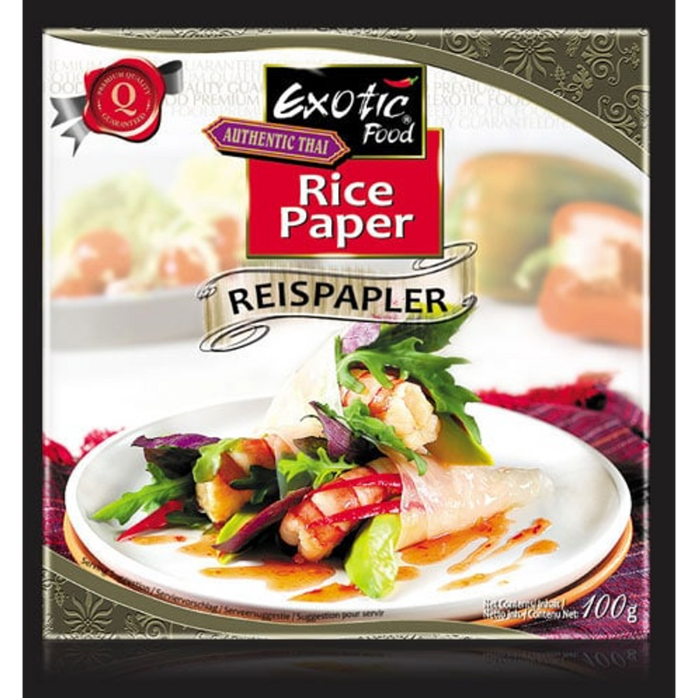 Ryžių popierius, apvalus EXOTIC FOOD, ⌀ 22 cm, 100 g