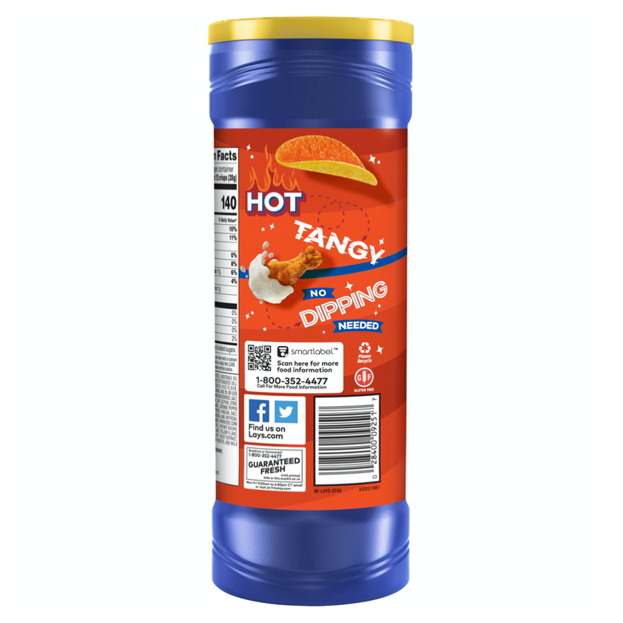 
                
                    Load image into Gallery viewer, Stax Chips Buffalo Wings with Ranch flavour LAYS, 156 g
                
            