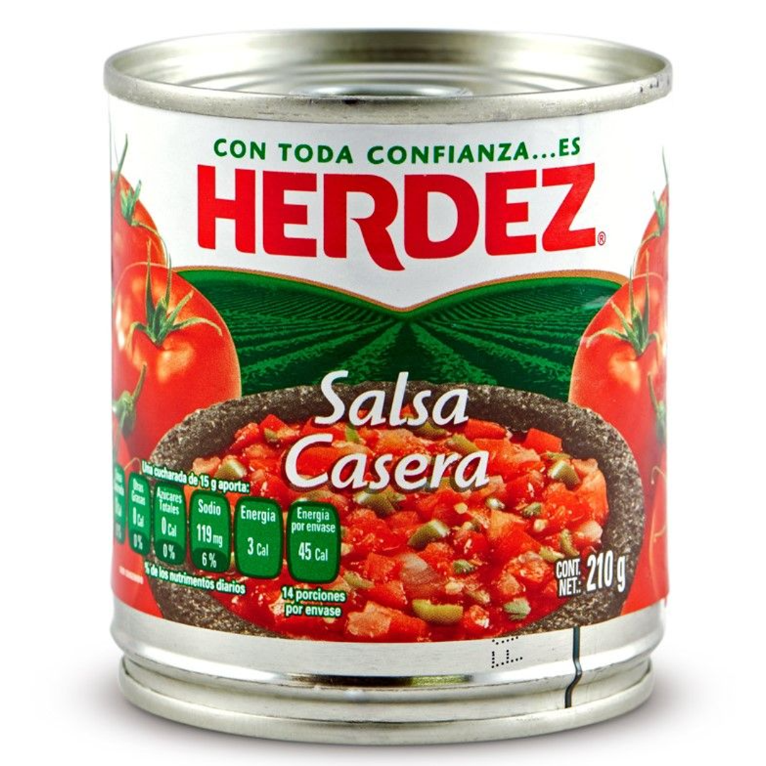 Salsa Casera HERDEZ, 210 g