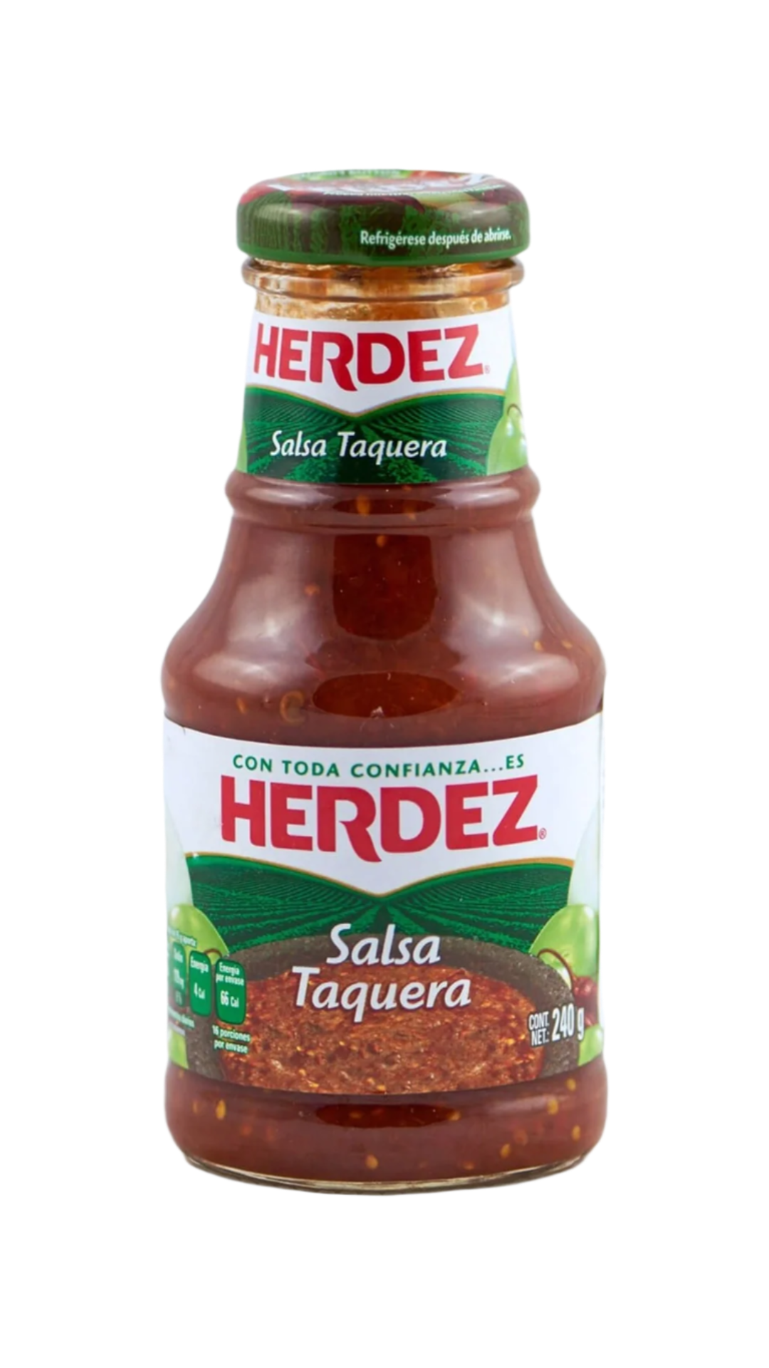 Salsa Taquera HERDEZ (stikliniame inde), 240 g