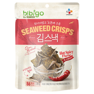 Seaweed Rice Crisps (Hot & Spicy) BIBIGO, 20g