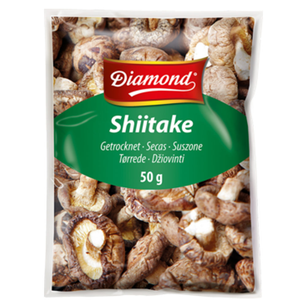 Shiitake / Tonko grybai (džiovinti) DIAMOND, 50 g
