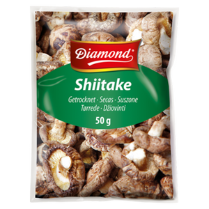 Shiitake / Tonko grybai (džiovinti) DIAMOND, 50 g