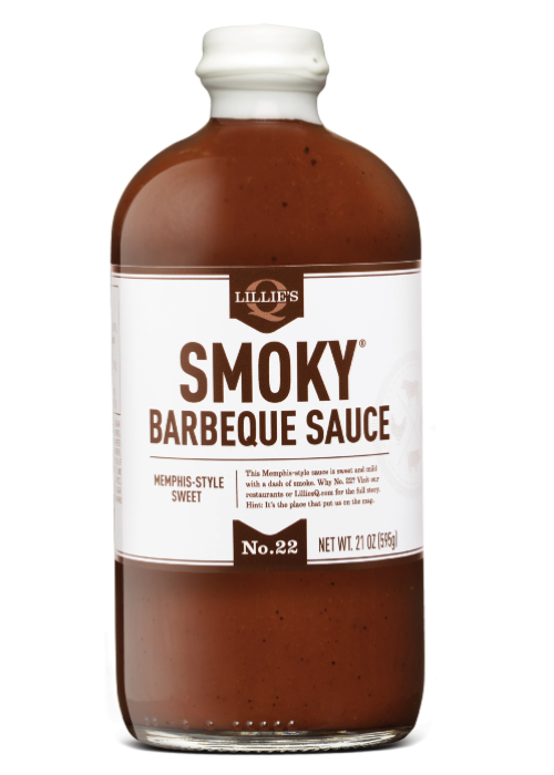 Smoky Barbeque Sauce No.22 LILLIES'Q, 595 g