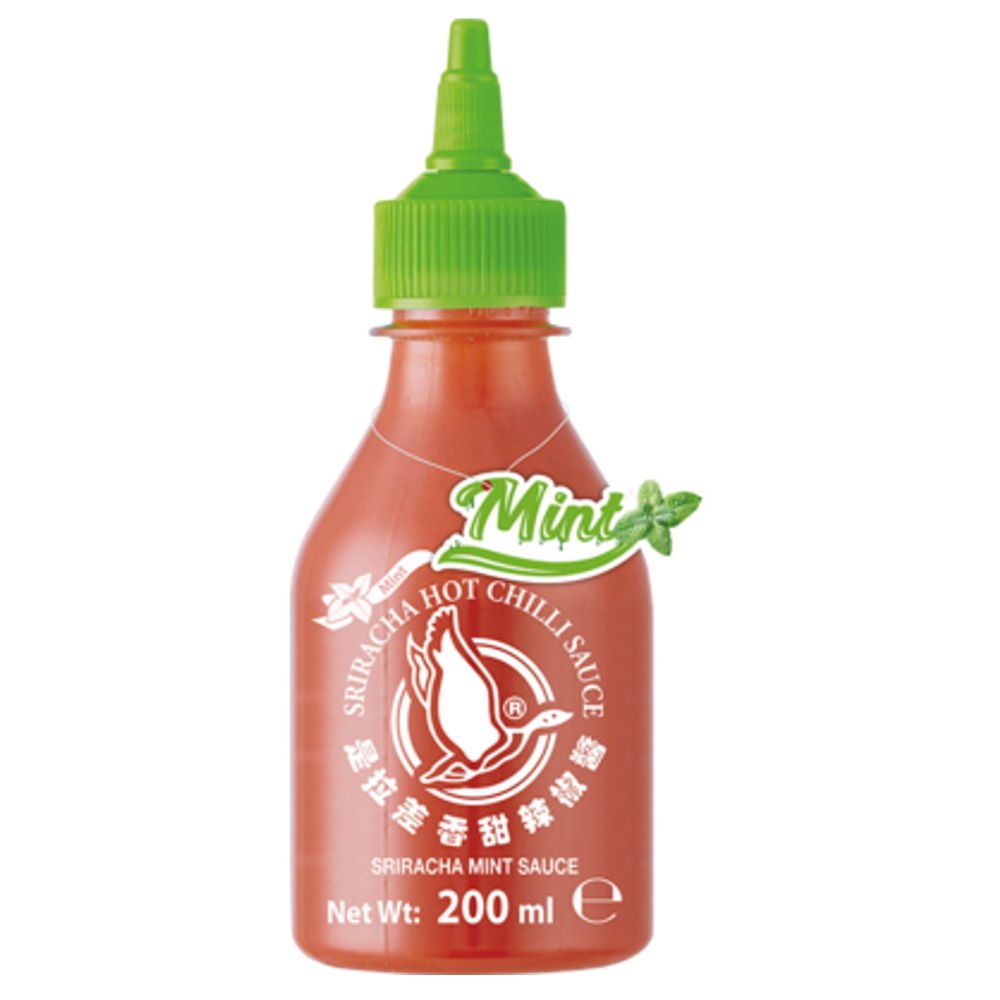 Sriracha su mėta, FLYING GOOSE, 200 ml