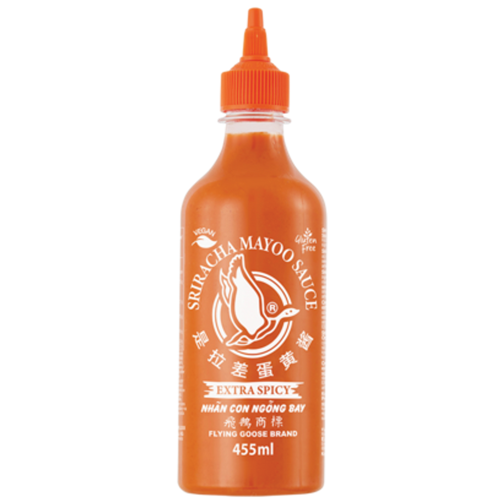 Sriracha aštrus majonezas FLYING GOOSE, 455 ml / 525 g