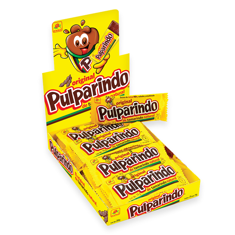 Candy Pulparindo Original DE LA ROSA, 20 pcs, 280 g