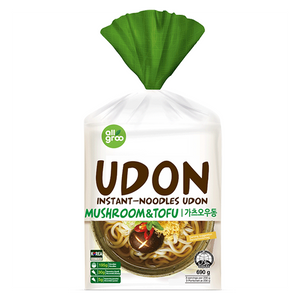 Udon makaronai su grybais ir tofu, 3 porcijos ALLGROO, 690 g
