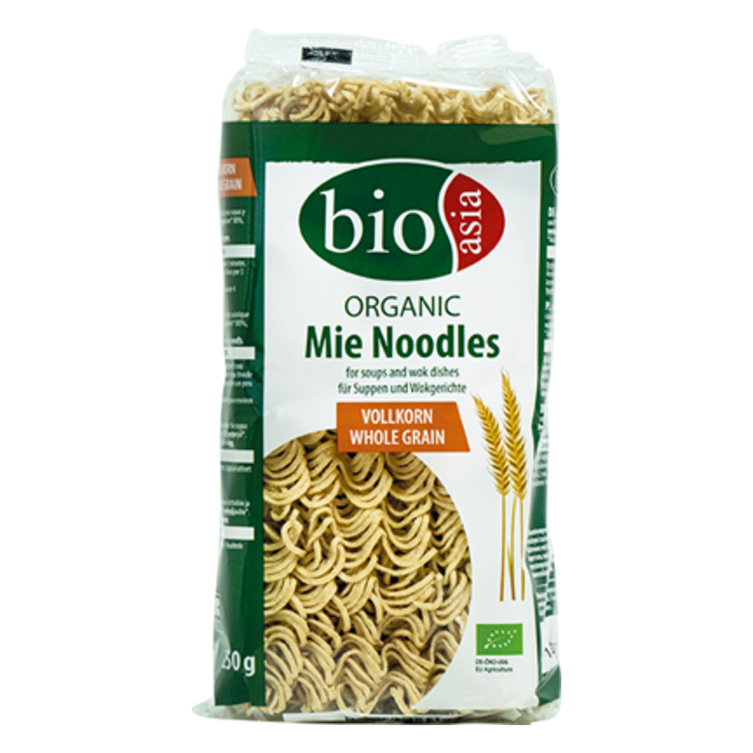 Wholegrain Mie Noodles Organic BIOASIA, 250 g