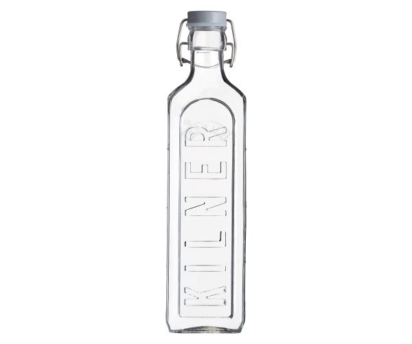 KILNER NEW Clip Top Bottles (0.6 or 1 litre)